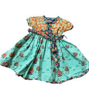 Jelly the Pug pirate ship dress 18 months